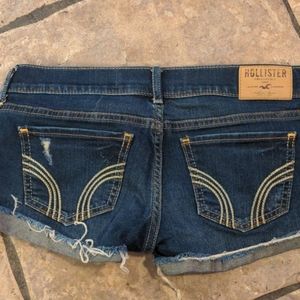 Women's Hollister blue jean shorts